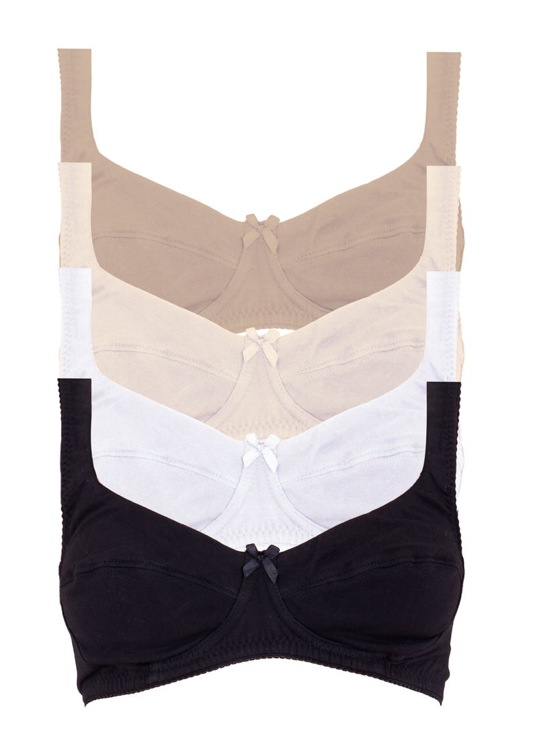 Dadoush - Women's unlined, wire-free bra with a comfortable T-shirt bra for excellent support and coverage - Image 1