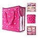 Primo Lines Doll Clothes Accessories Storage Organizer 3 Pink Stackable Bags with Adjustable Dividers 100 Resealable Pouches for Doll Outfits Shoes Small Accessories Waterproof TravelReady - Image 2