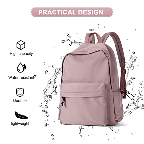 UPPACK Backpack Lightweight bag Waterproof college backpack for cute Aesthetic backpack Casual Daypack for Men Women(Purple) - Image 4