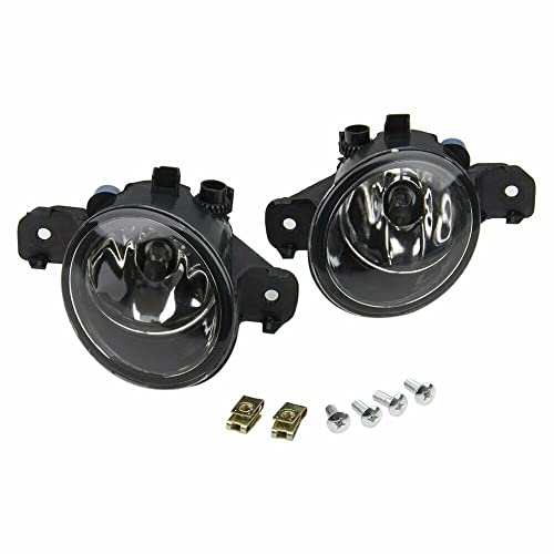 Prefer Warehouse Pair of Front Fog Light Lamp Compatible With Nissan Pathfinder 2013-2016 Replaces 261559B91C NI2592122 261509B91C NI2593122 261559B91D 195916001, black - Image 4