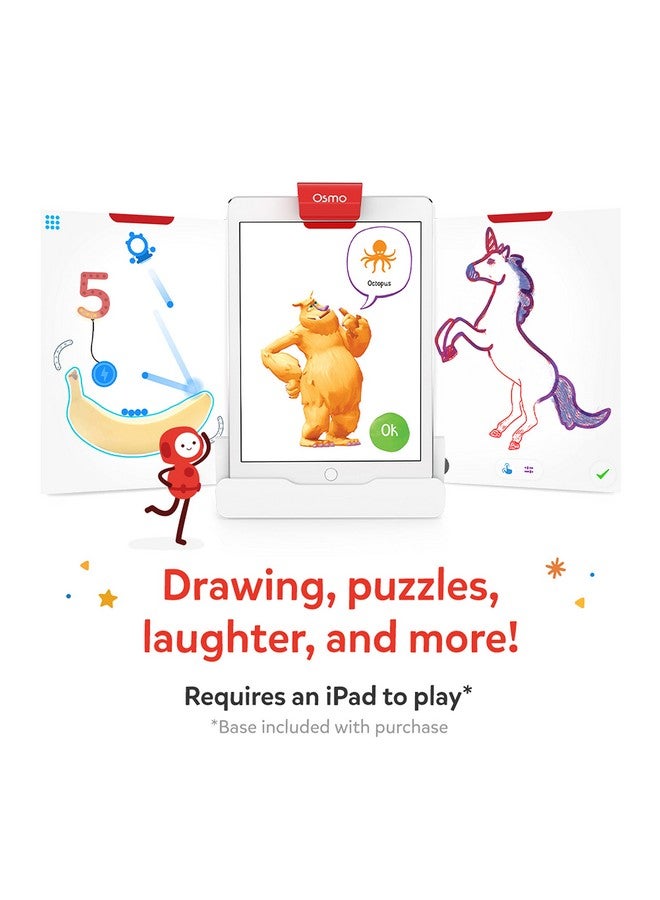 Osmo - Creative Starter Kit for IPad - 3 Educational Learning Games - Creative Drawing & Problem Solving/ Early Physics - STEM Toy Gifts for Kid, Boy & Girl - Ages 5 6 7 8 9 10 (Osmo Base Included) - Image 2