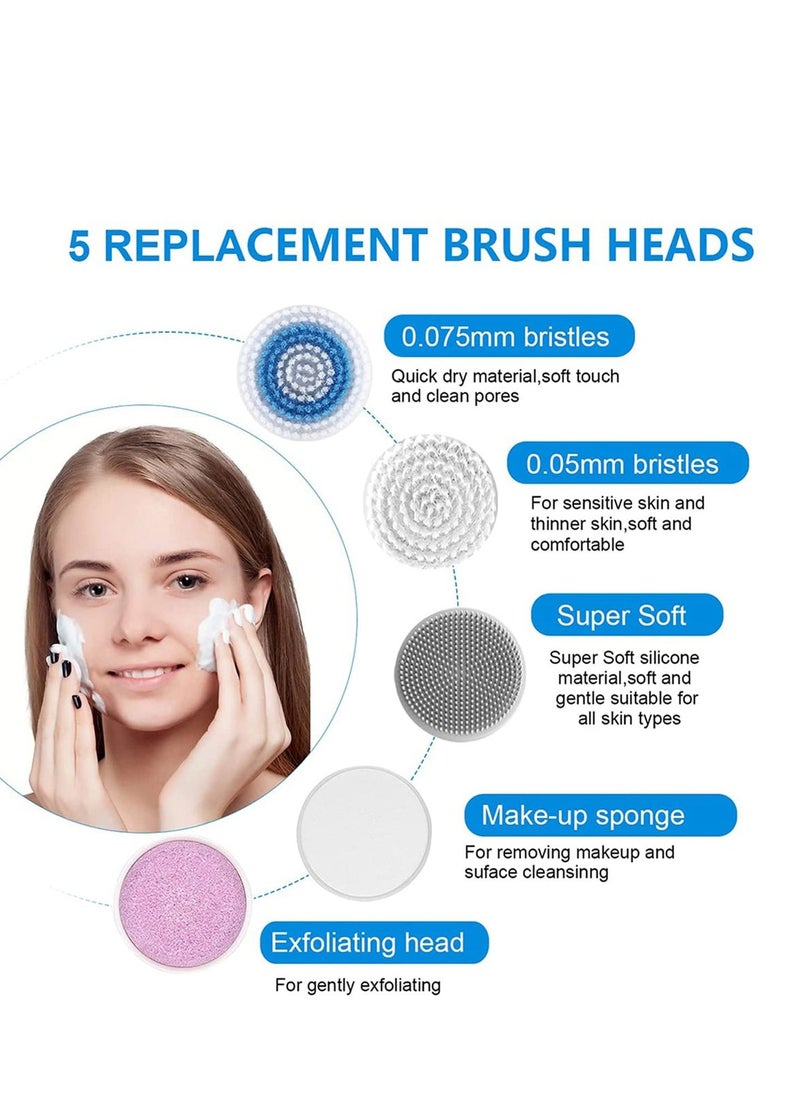 Facial Cleansing Brush lectric Face Scrubber Rechargeable Exfoliator Waterproof Rotating Cleanser for Exfoliating - pzsku/Z4532F1C4ECC5B26CF607Z/45/_/1681214819/6bbeaddc-b93e-412b-9a8a-0c243bb0d5ac