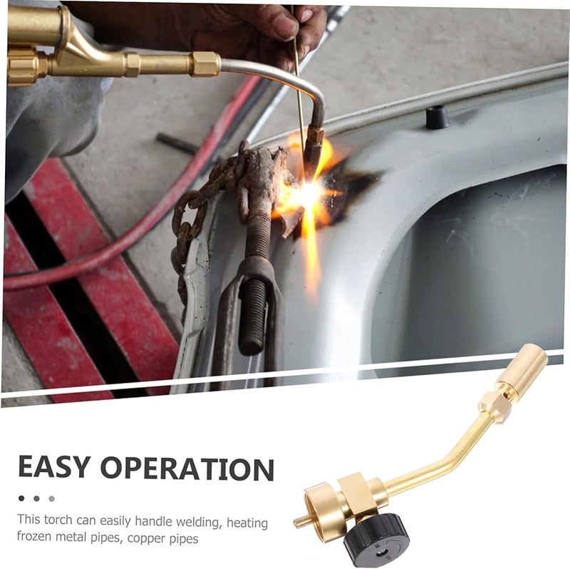 Brass Propane Torch Head Professional Refrigeration Welding Gas Torch Accessory - Image 4