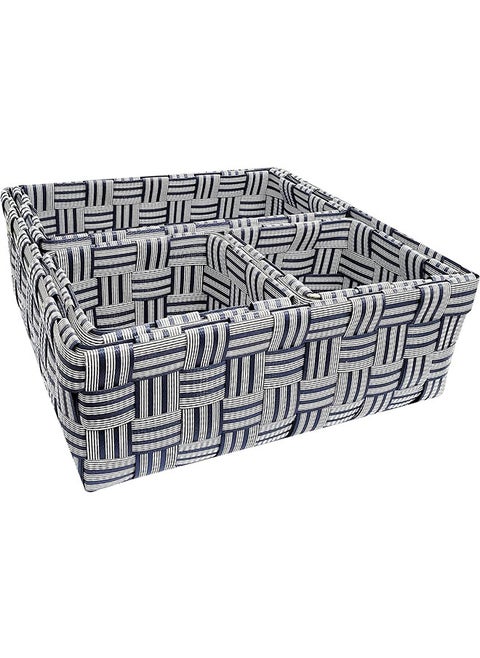 Organizer Basket 4-Pieces SetSturdy Lightweight and Easy to Maintain Ideal for clothes office stationery makeup items Basket Organizer Rectangular Premium