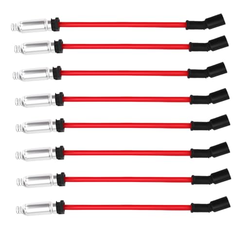 SYMOTTEC Ignition Coil Spark Plug Wire Set for Chevy Colorado Corvette Express LCF Silverado Suburban Tahoe Trailblazer, for GMC Canyon Envoy Savana Sierra Yukon XL, for Cadillac Escalade CTS EXT ESV, for H2 - Image 2