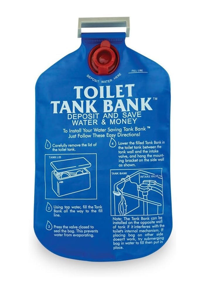 Niagara Conservation Water Saving Toilet Tank Bank - Eco-Friendly Displacement Bag for Toilets - Image 1