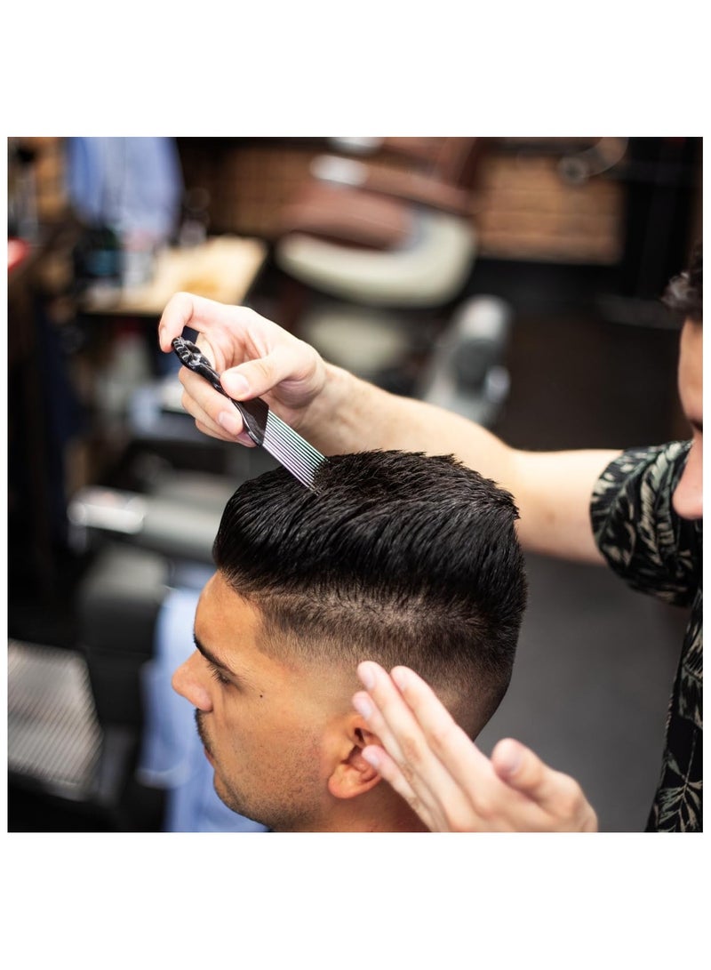 Wide Tooth Stainless Steel Metal Comb Hair Styling Tool Grip Comb - Image 4