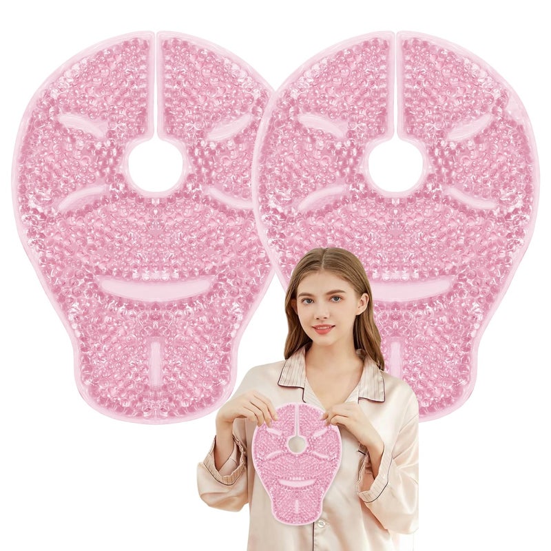 Breast Therapy Ice Packs Large Hot Cold Breast Pads Nipple Cooling Gel Pads for Clogged Milk Duct Relief Engorgement Breast Augmentation Surgery Breastfeeding Essentials for New Moms 2 Pack