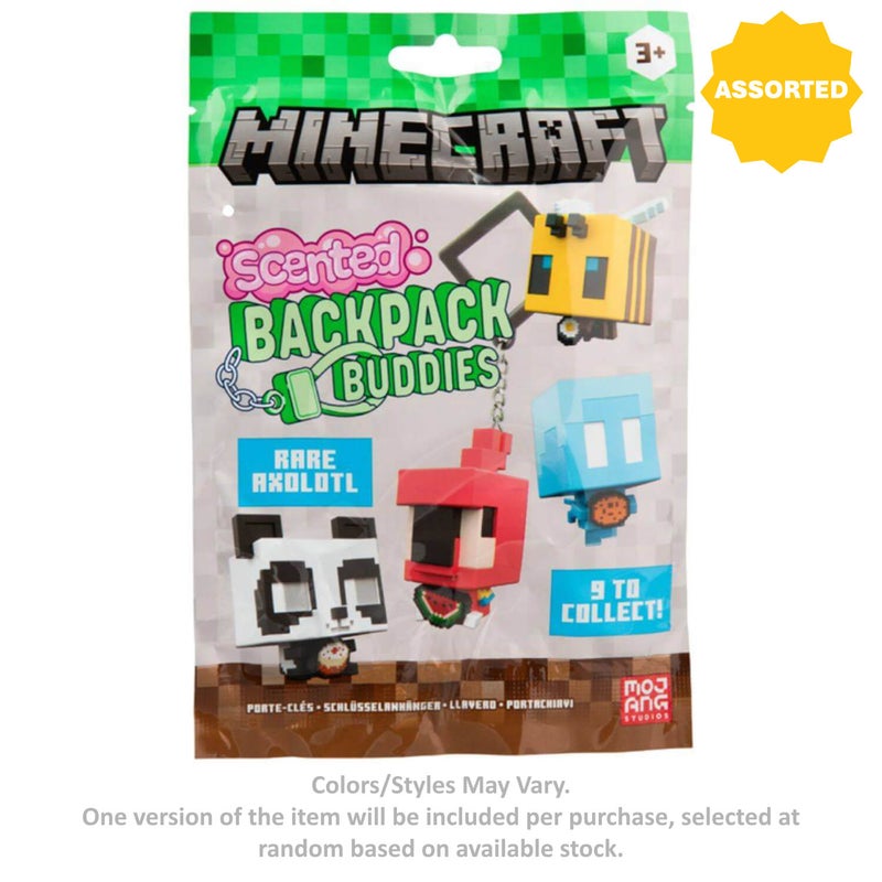 Minecraft Series 4 Scented Backpack Buddies Mystery Figure Keychain (Assorted) - Image 1