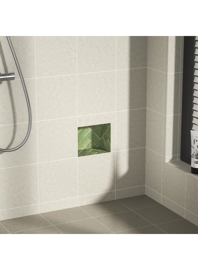 Bernkot Tile Ready Shower Niche, Interior 5.5'' x 6.5'' Shower Footrest Niche for Bathroom Shower Wall, Small Pre-fabricated Wall Niche Ready to Tile (5.5'' x 6.5'') - Image 5