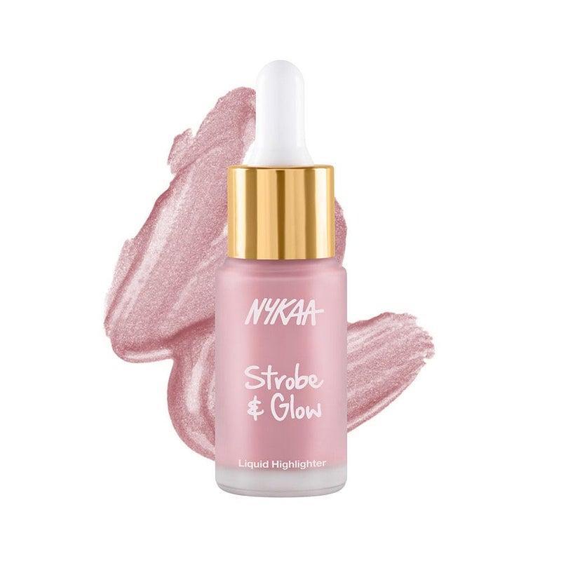 Nykaa Strobe Glow Liquid Highlighter Blushed Moonlight - Image 1