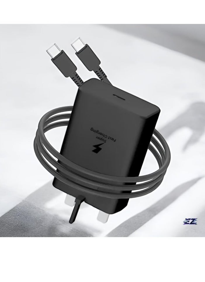 ELTRAZONE 2024 New 45W Type C Super Fast PD 3.0 Charger for Samsung S24 Ultra/S24/S23 Ultra/S23/S22 Ultra/S22/S21/S20, Z Fold 6/5/4, Z Flip 6/5/4, Galaxy Tab S9/S8/S7, A9 Adapter with 5A USB-C to C Cable - Image 1