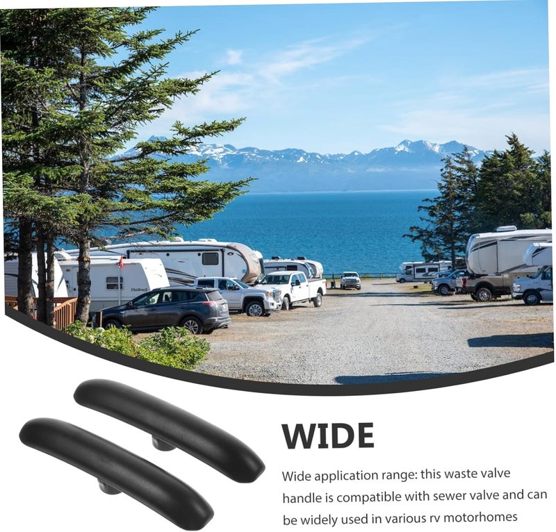 ULTECHNOVO 2pcs Rv Waste Valve Handle Durable Sewer Dump Valve Pull Handle for Easy Waste Management Rvs Trailers and Campers User-Friendly Design for Effortless Operation - Image 5
