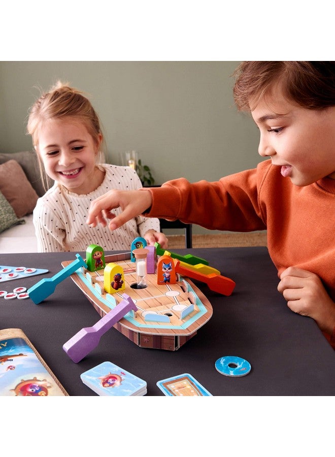 HABA هبا كابتن بيبي: كنز أهلا - لعبة لوحية قراصنة تعاونية، مغامرة وصيد كنوز للأطفال والعائلات ولعبة إرث لإنشاء مغامرتك الخاصة للأعمار 6 سنوات فما فوق - Image 4