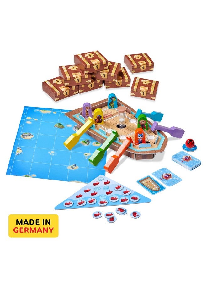 HABA هبا كابتن بيبي: كنز أهلا - لعبة لوحية قراصنة تعاونية، مغامرة وصيد كنوز للأطفال والعائلات ولعبة إرث لإنشاء مغامرتك الخاصة للأعمار 6 سنوات فما فوق - Image 3