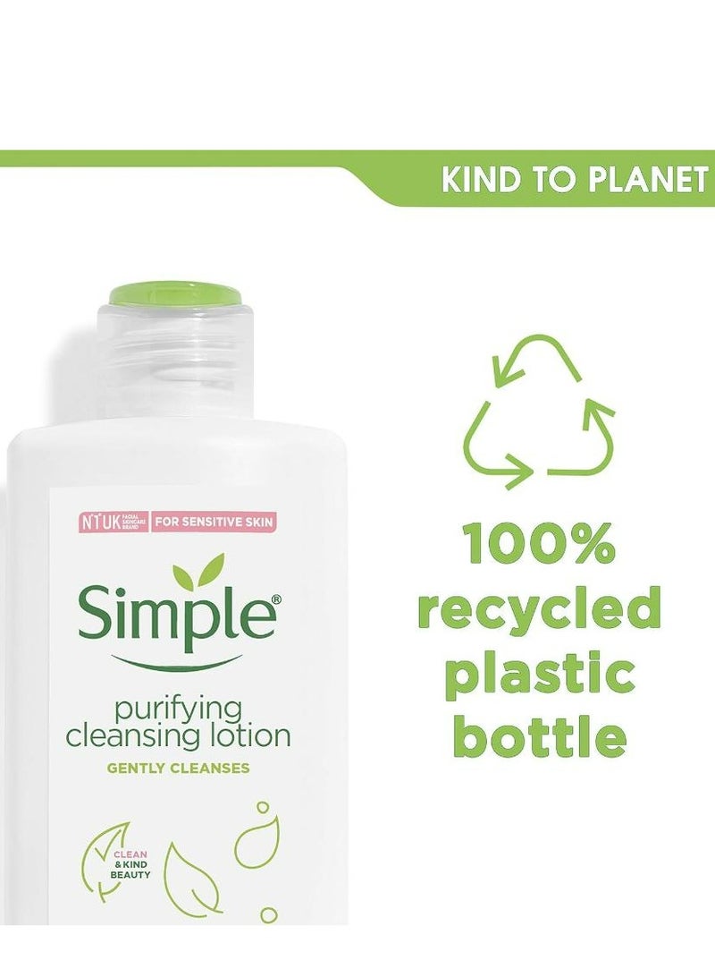 Simple Kind to Skin Cleansing Lotion, 200ml - Image 2