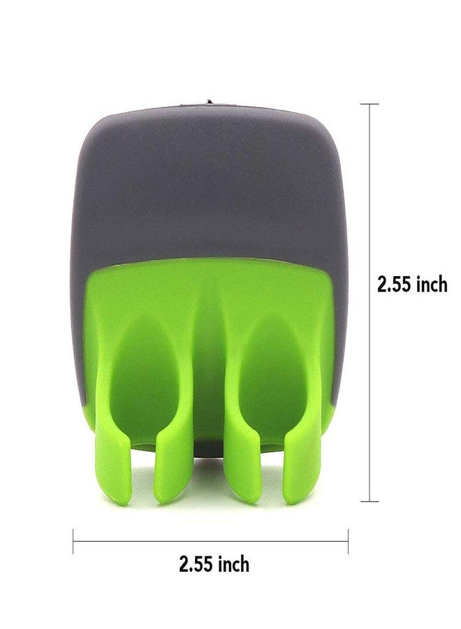 BENEKIY 2 Pcs Hand Vegetable Peeler Palm Peeler Rubber Finger Grips Comfortable to Peel Pumpkin, Carrot, Cucumber, Potato and More - Image 2