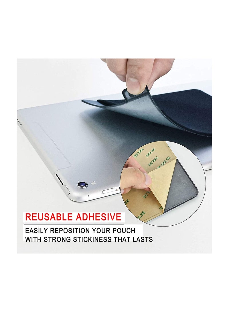 Portable Hard Drive Case, External Drive Pouch Pocket Wireless Mouse Carrier Stick-On Laptop Organizer Pocket Computer Accessory Holder for External Hard Drive,Wireless Mouse,Cables and Earphones - Image 3