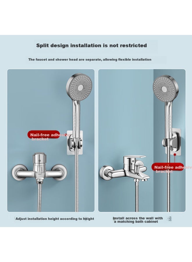 Larsd Shower Faucet Mixer Set With Handheld Shower Head Cold Hot Triple Bath Shower Switch Bathtub Faucet Ld87041 - Image 3