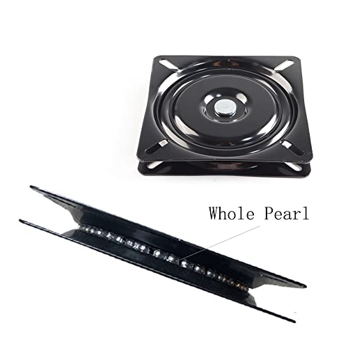 Lokatall 6 Inch Swivel Plate - Heavy Duty Turntable Bearing With 360 Rotating Base for Bar Stool, Chair, TV Table, Boat Seat - Square Steel Ball Bearing - Image 3