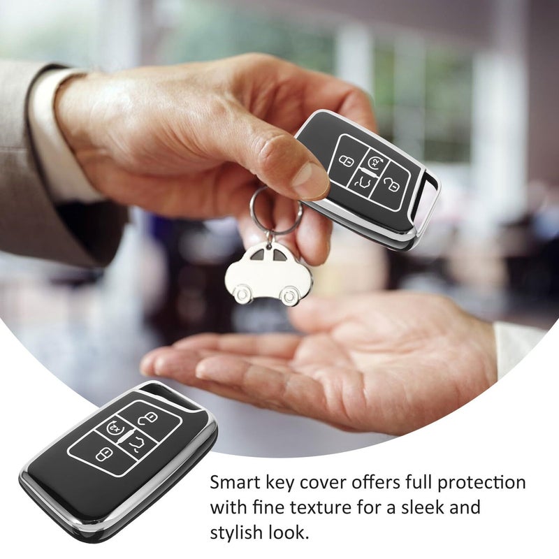 Black TPU 5 Button Car Key Fob Cover Remote Key Holder Protective Shell - Image 4