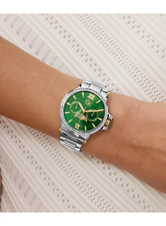 جي سي MoonChic Large Size Metal Analogue Watch