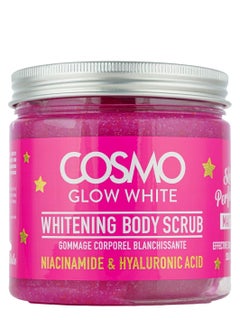 COSMO Cosmo Glow White Whitening Body Scrub 475ml, Bright and Youthful, Exfoliates Dead Skin, For Men and Women 