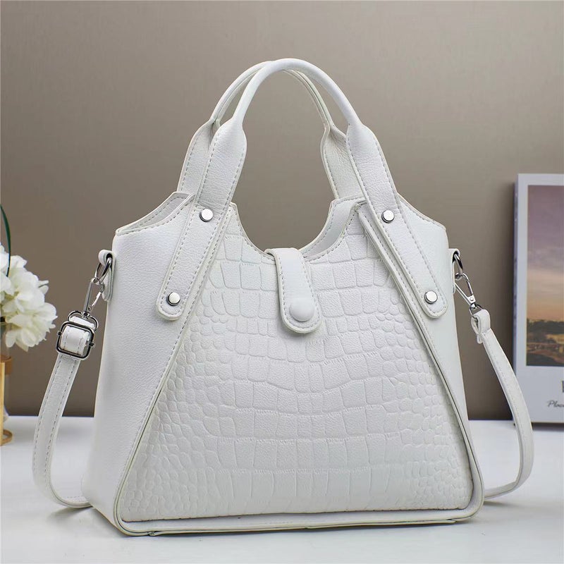 New Internet Celebrant Stone Pattern Stitching Fashion All-Match Fashion Korean Women'S Handbag Shoulder Crossbody Bag - Image 4