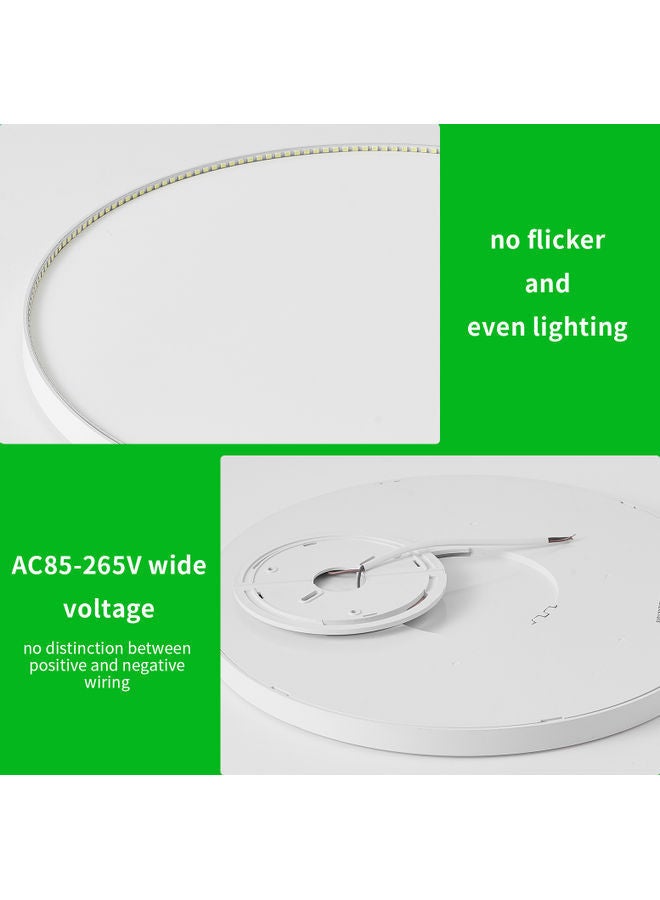 NIBEMINENT LED Ceiling Light White  - Image 5