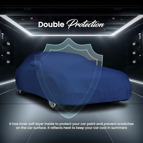 AutoGuys Car Cover Waterproof TU-I for Honda Amaze (New) [Year 2018 Onwards] - Amaze (New) Car Cover Dust & UV Protection Amaze (New) Car Body Cover with Mirror Pocket Soft Cotton Lining - Image 5