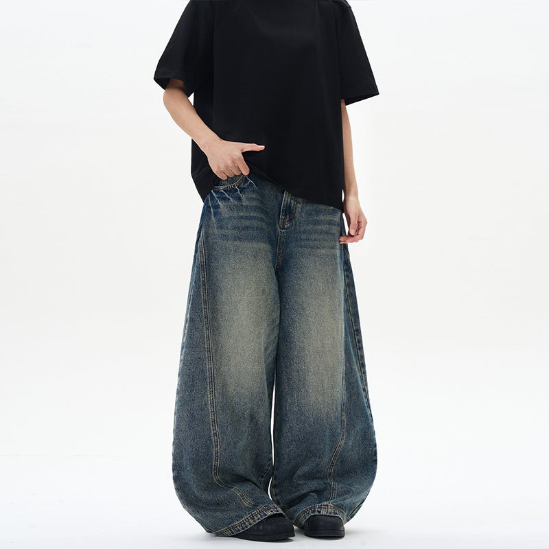 Unisex Casual Daily Denim Jeans - Image 3