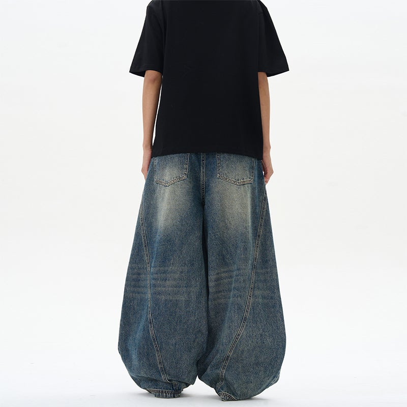 Unisex Casual Daily Denim Jeans - Image 5