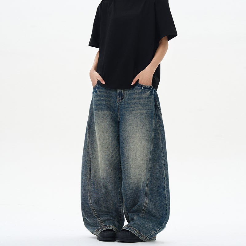 Unisex Casual Daily Denim Jeans - Image 4