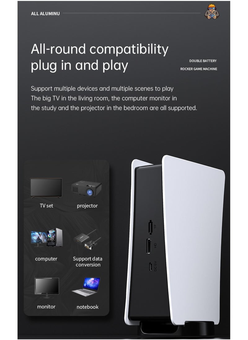 FIPKA - M5 Game Console 2.4gb Wireless Controller Game Station, 4K HD Output Retro Classic Video Game Console upto 15000 Games. - Image 1