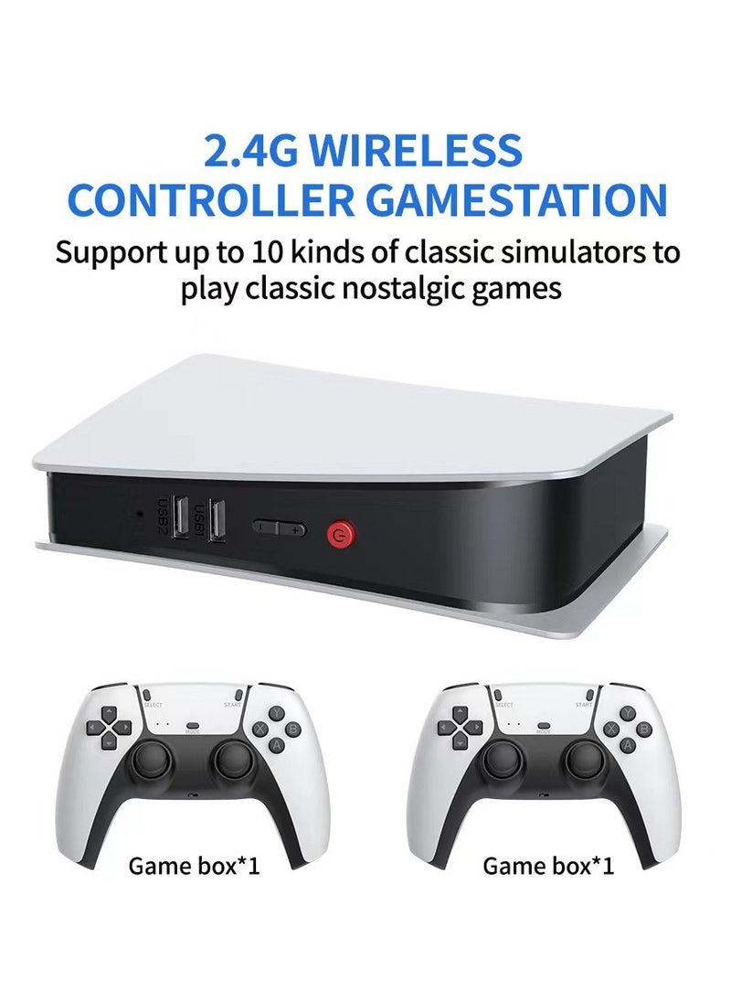 FIPKA - M5 Game Console 2.4gb Wireless Controller Game Station, 4K HD Output Retro Classic Video Game Console upto 15000 Games. - Image 1