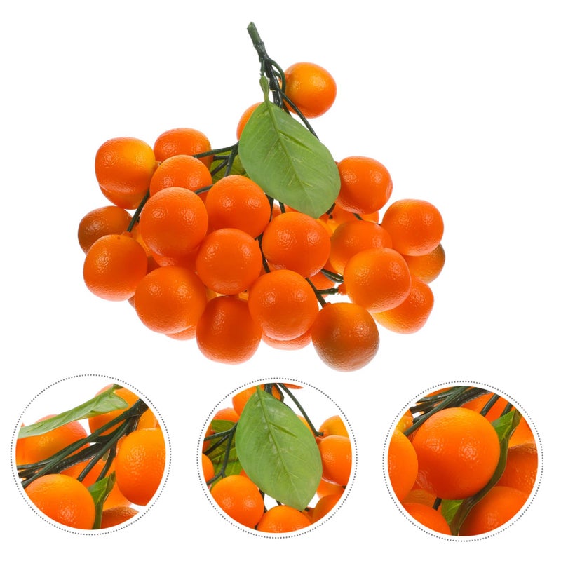 5pcs Artificial Fruit String Decor Realistic Foam Faux Fruit Ornament for Home Shop Photography Props - Image 5