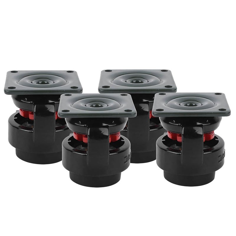 Heavy Duty Industrial Leveling Caster Wheels 4 Inch Adjustable for Moving Equipment - Image 1