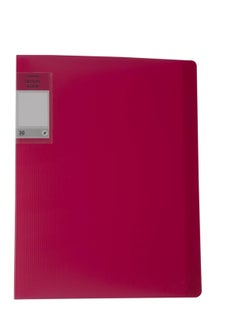 Maxi Maxi Display Book Of 30 Pockets Pink,Presentation Book Clear Pockets  - Image 2