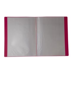 Maxi Maxi Display Book Of 30 Pockets Pink,Presentation Book Clear Pockets  - Image 5