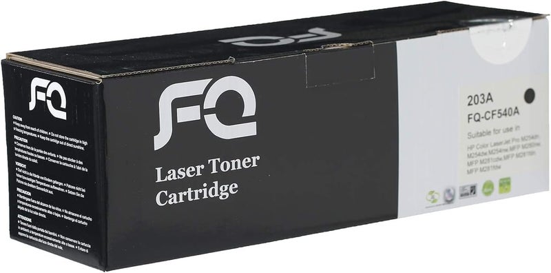 FQ CF540A 203A Color LaserJet Pro M254dw M281fdw M254nw M280nw Toner Cartridge - Black - Image 1