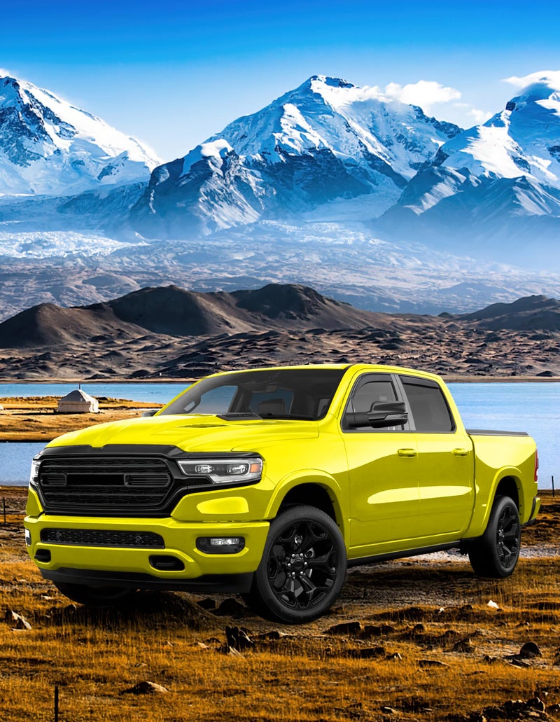 Deejecsun in-Channel Window Rain Guards Fit for Dodge RAM 1500 Crew Cab (New Body Style Includes TRX) 2019-2026 Rain Guard Extra Durable Window Deflectors Vent Visors Vent Shades Truck Accessories - Image 2