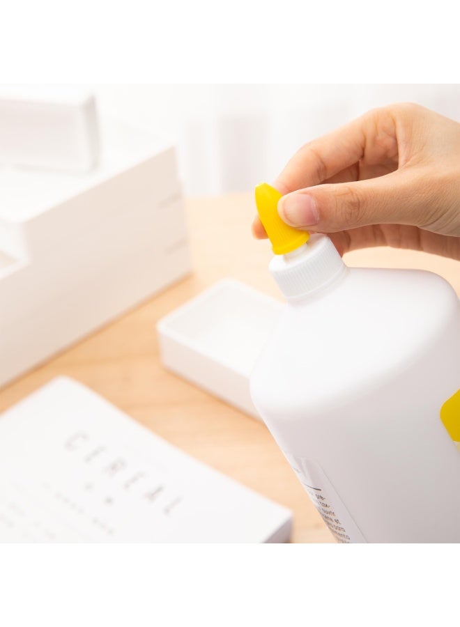 ديلي غراء أبيض 1000 مل لاصق قوي قابل للغسل متعدد الاستخدامات للمكتب والمدرسة والأعمال اليدوية - Image 4