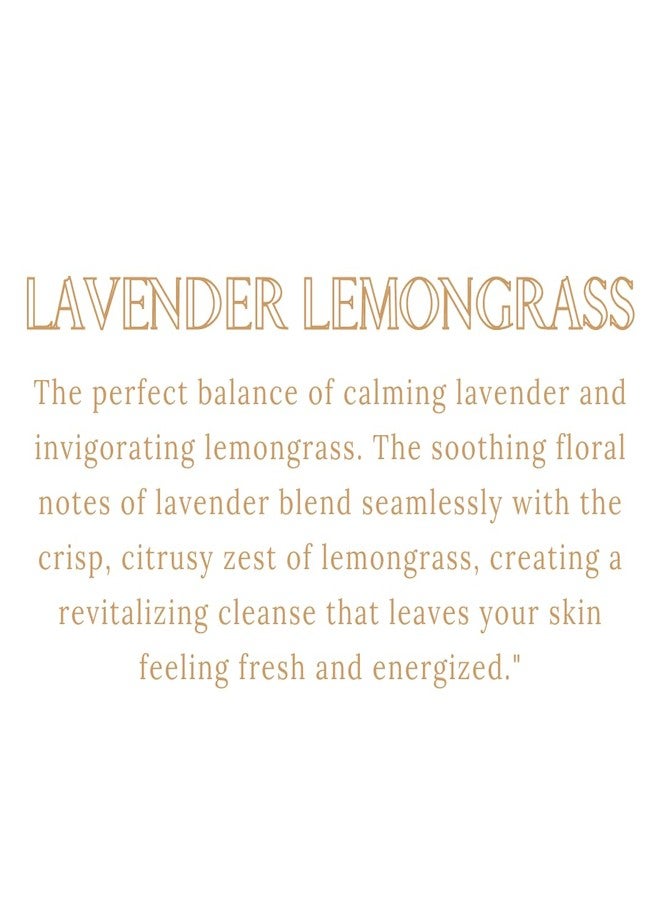 River Birch Lavender Lemongrass Handcrafted, Cold Process 5 oz. Soap Bars 3-pack – Vegan and Cruelty-Free - Image 3
