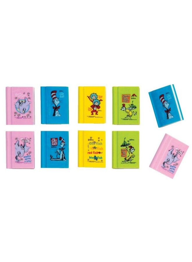 Geddes Raymond Geddes 69689 Dr Seuss Book Erasers For Kids (Pack Of 48) - Image 1