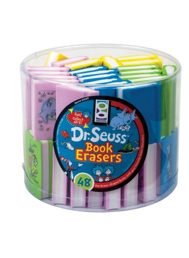 Geddes Raymond Geddes 69689 Dr Seuss Book Erasers For Kids (Pack Of 48) - Image 3