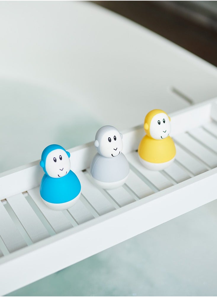 MATCHSTICK MONKEY Bathtime Wobblers Blue & Yellow  - Image 5