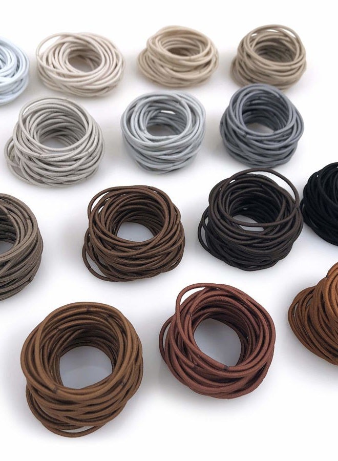 Heliums Thin Hair Elastics - Light Blonde - 2mm Ties for Thin Hair, 1.75 Inch, Medium Hold No Damage Ponytail Holders - 40 Count - Image 3