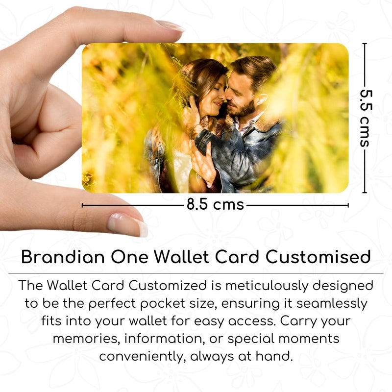 Brandian Brandian One Wallet Card Customised Personalised Gifts for Men You Adore With Spotify Song Photo Card and Music Player Design In Backside Special Thanksgiving - Image 4