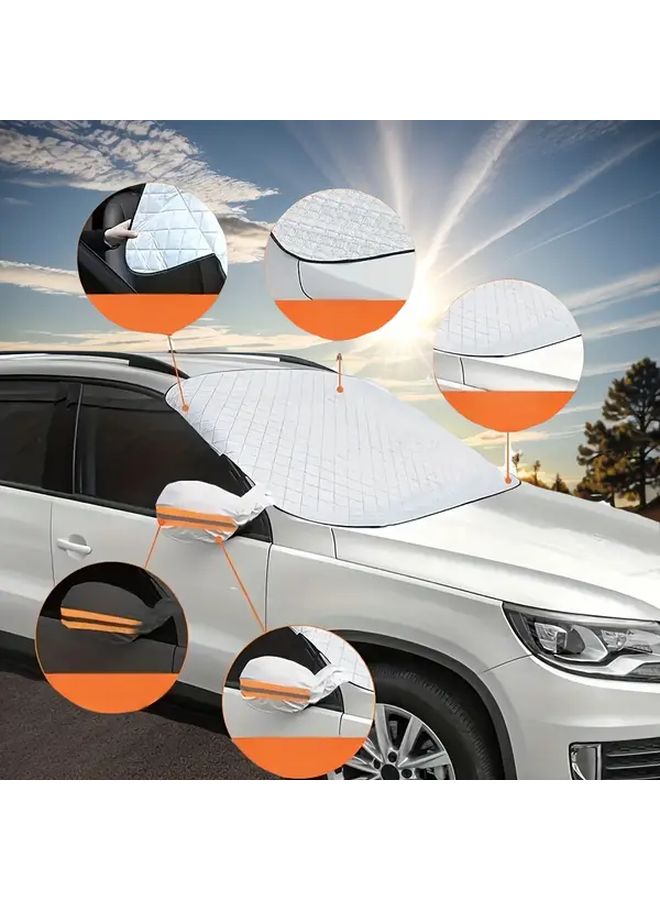 Heavy Duty Full Car Cover Extra Thick For Snow Frost And Sun Protection - Image 4
