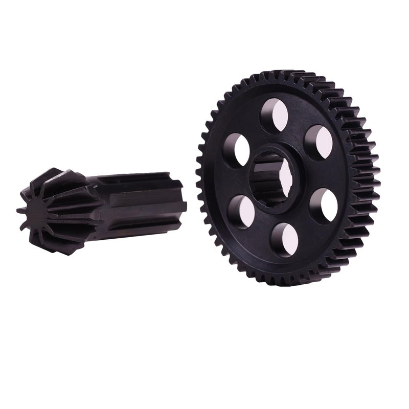 Mesimsple Steel Main Spur Gear and Input Gear for 114 14301 14302 14209 14210 116 16207 16208 16209 16210 H16 H16PL H16DR H16BMD Series Upgrades Part - Image 2